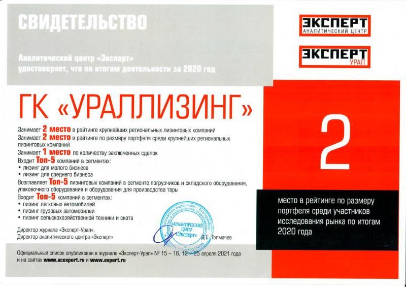 II место